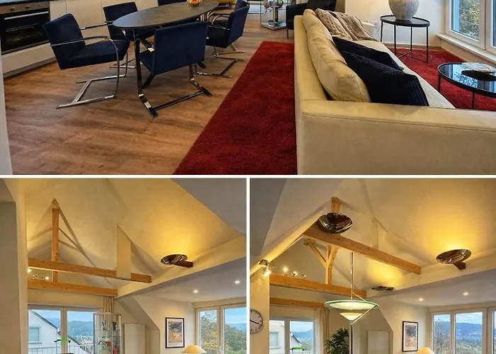 Sonnige Design-dachwohnung Mit Fernblick